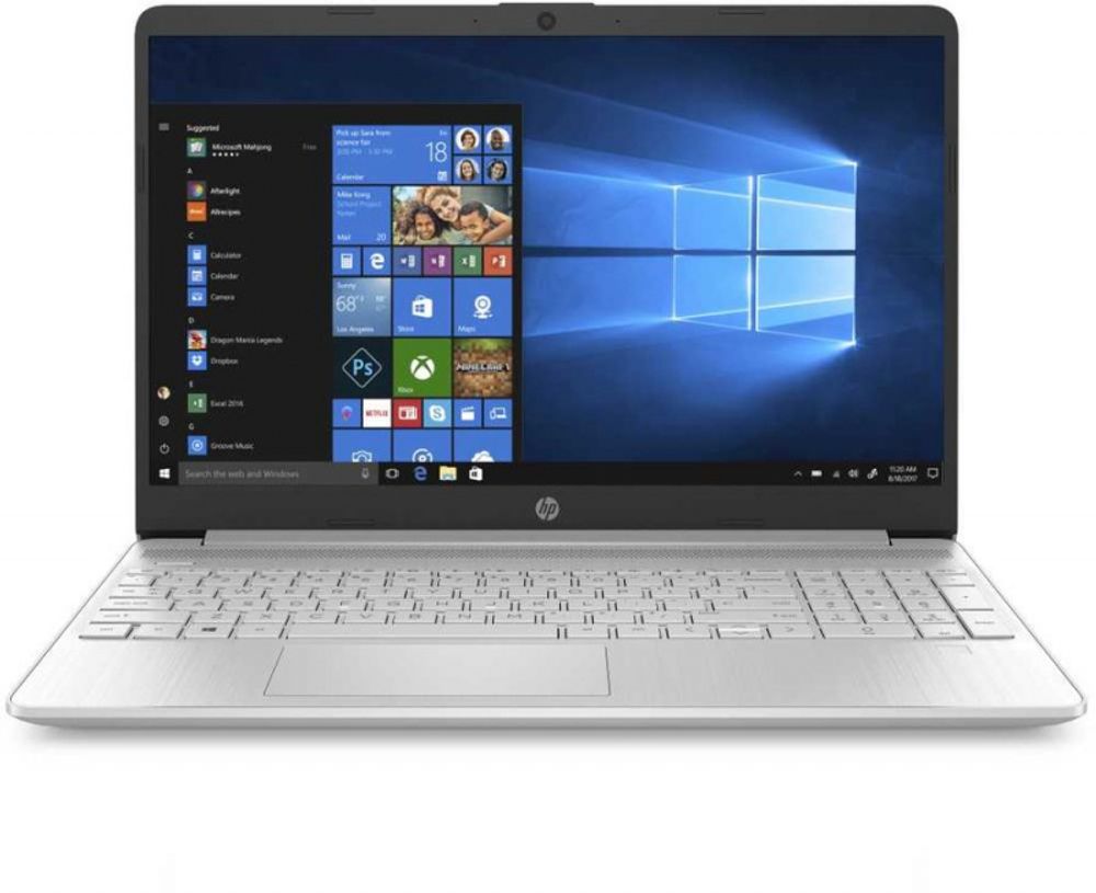 Ноутбук HP 15s-eq2040nl, 15.6&amp;quot; (1920x1080) TN/AMD Ryzen 5 5500U/8ГБ DDR4/256ГБ SSD/Radeon Graphics/Windows 10 Home, серебристый [4C9N2EA]