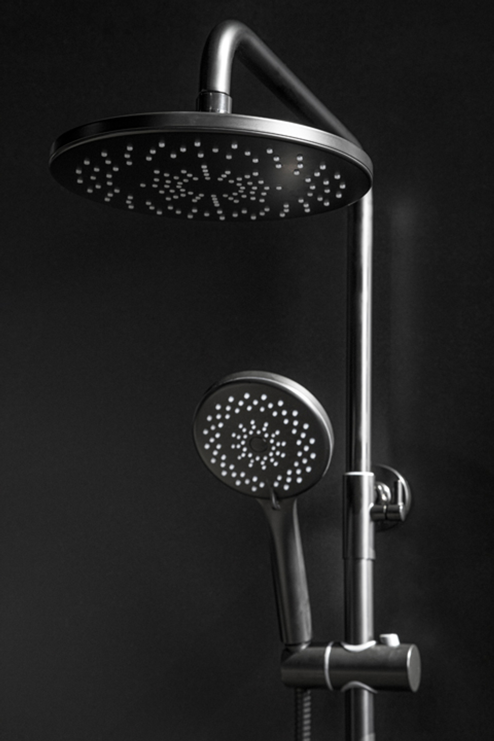 Стойка для душа со смесителем SPECTRE Nickel Brush