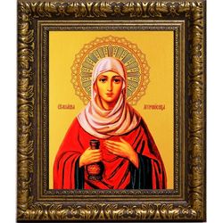 Иоанна мироносица Святая праведная. Икона на холсте.
