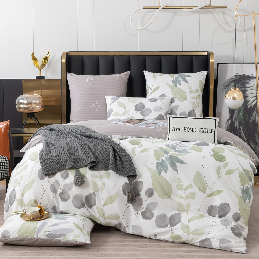 Комплект постельного белья Люкс Сатин 100% хлопок на резинке AR323