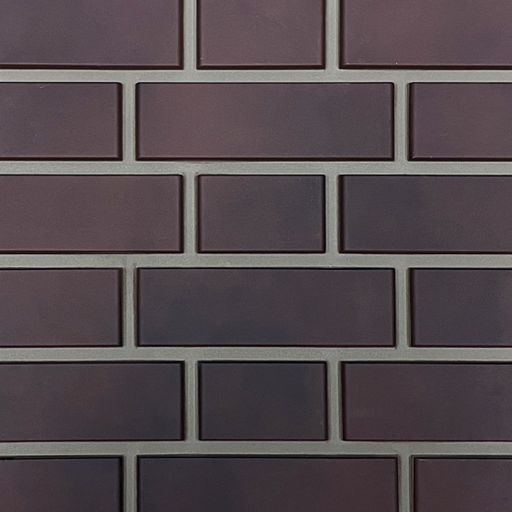 Фасадные панели Кирпич клинкерный 3D, Коричнево-черный Fineber (Файнбир)