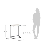 Журнальный столик Rewena с керамической столешницей 45 x 30 см