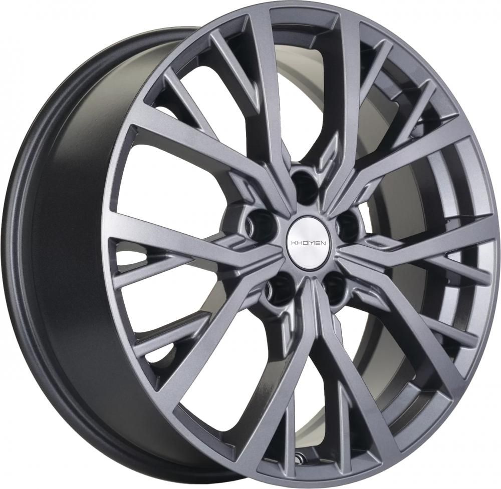 Khomen 1806 7x18 5x108 ET 36 Dia 65.1 (grey)