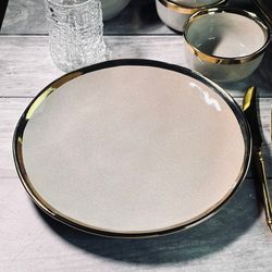 Lenardi 102-128 Набор из 6 тарелок 27см STONE в под.уп.(х5)Фарфор