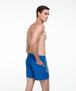 Шорты для плавания Splash Blue/Lime, полиэстер