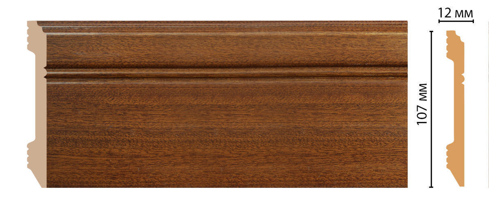 Плинтус DM D105-75 (107*12*2400мм)