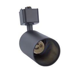 UBL-Q324 GU10 BLACK Светильник-прожектор трековый. Под лампу GU10. Корпус черный. ТМ Volpe