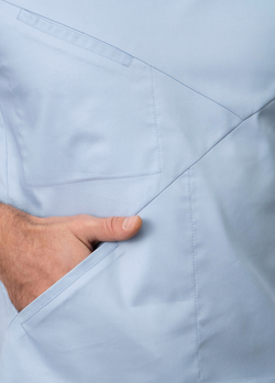 Медицинская туника с косым кроем