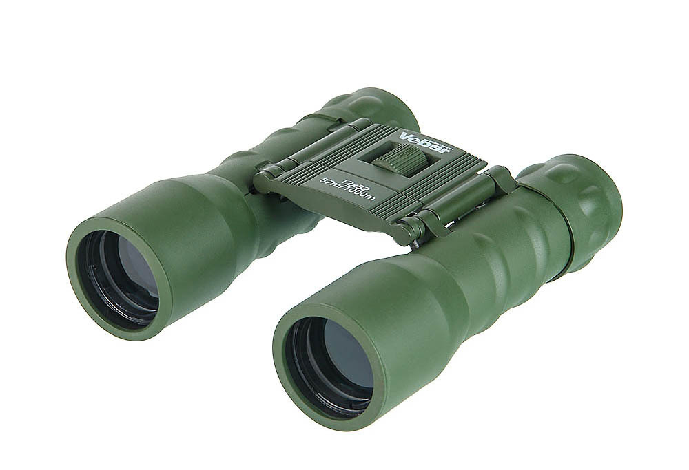 Бинокль Veber Sport БН 12x32 зелёный [11013]