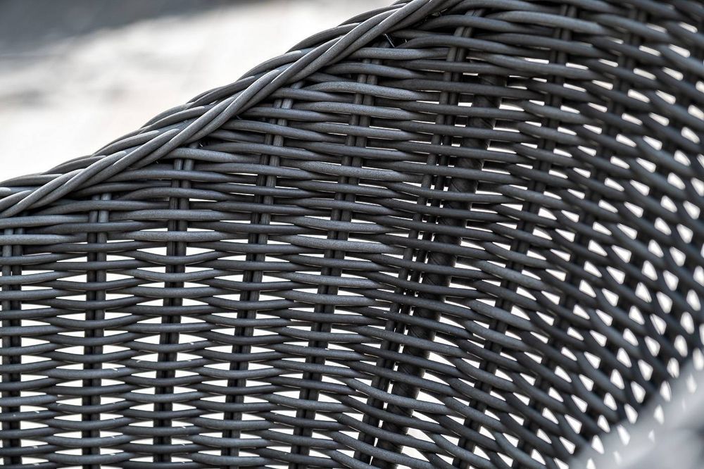 "Фредо" обеденная группа плетеная, цвет графит