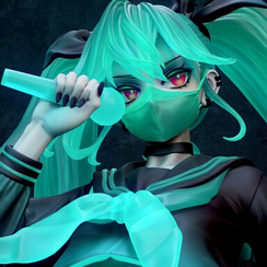 Hatsune Miku school girl - Vocaloid