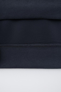 ZARA ТОЛСТОВКА С НАДПИСЬЮ И КОНТРАСТНОЙ ОТДЕЛКОЙ, АНТРАЦИТОВО-СЕРЫЙ