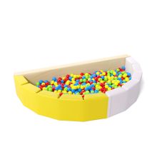 Сухой бассейн Romana «Ломтик» (пастель), 300 шариков (Серый микс)