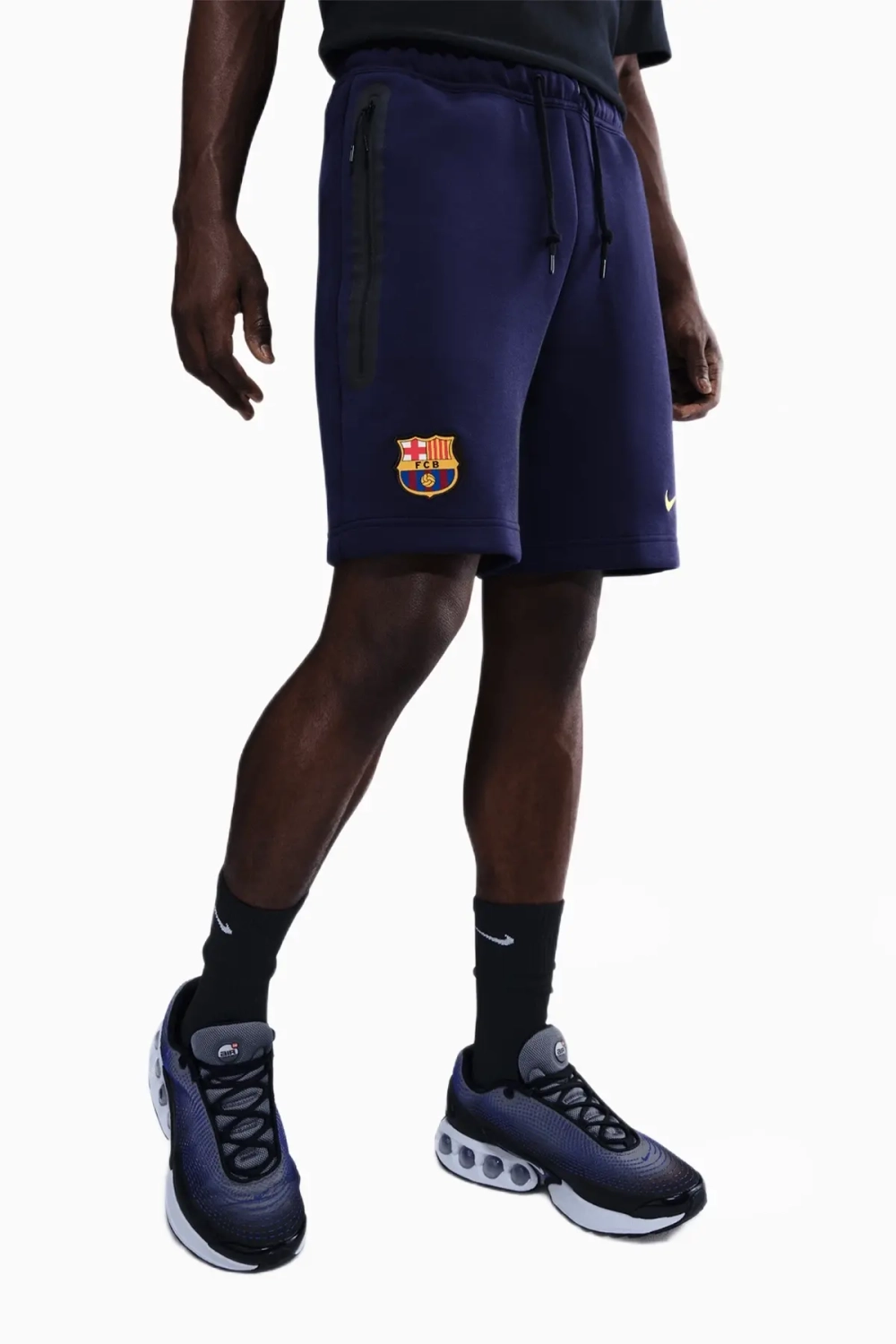Шорты Nike FC Barcelona 25/26 Tech Fleece - темно-синий