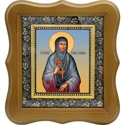 Иоанникия Кожевникова, игумения, преподобномученица. Икона на холсте.