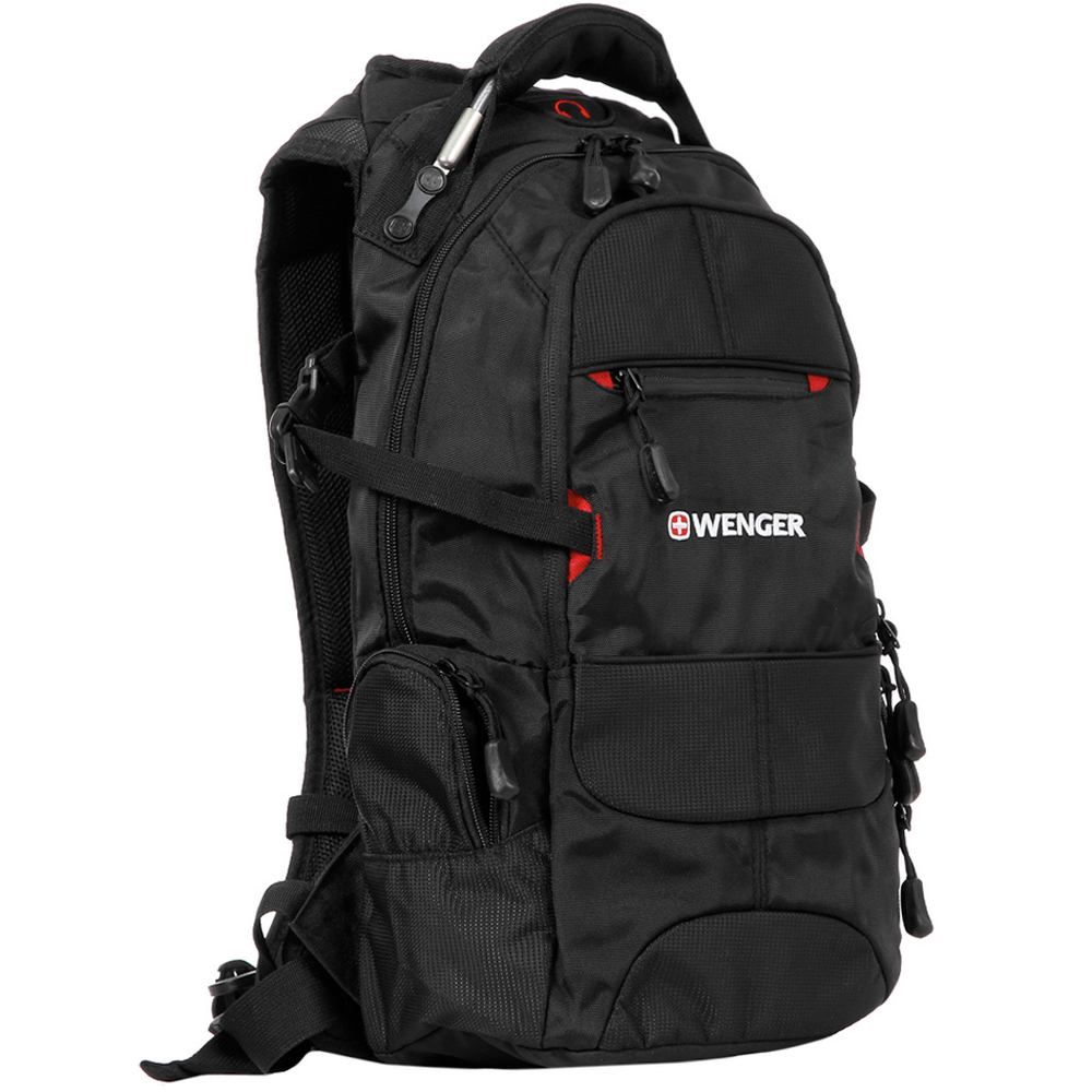 Рюкзак Wenger Narrow Hiking Pack, чёрный, 23х18х47 см, 22 л