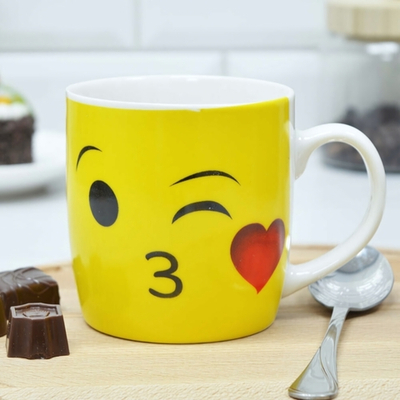 Кружка 400мл керамическая, 4 дизайна, NNAC-2849-12