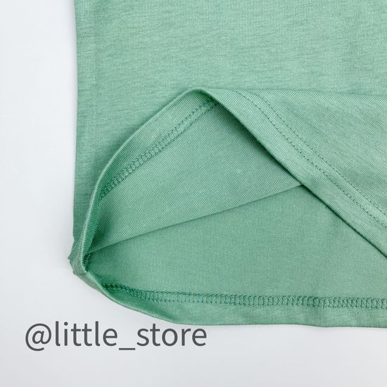 Комплект хлопковый с шортами, Свежая зелень