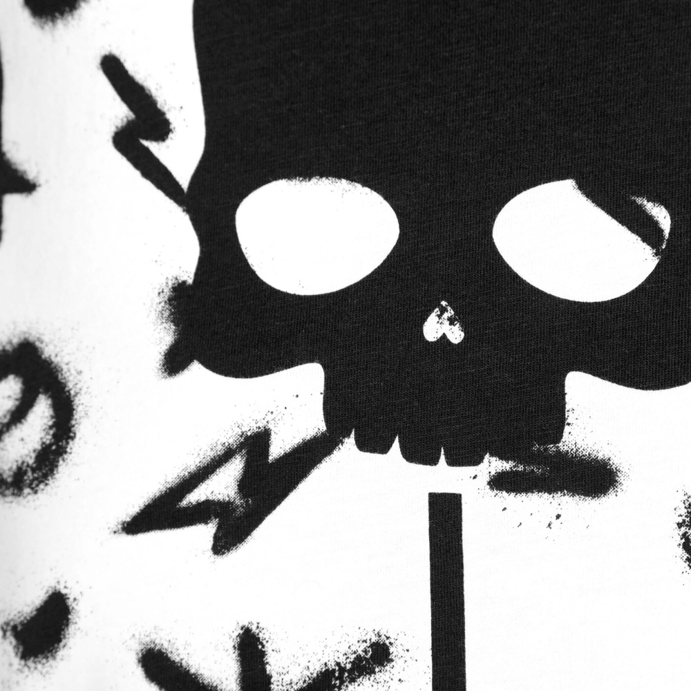 Мужское теннисное поло Hydrogen Court T-Shirt - White, Black