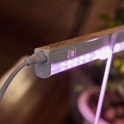 ULI-P32-18W-SPLX IP40 WHITE Светильник для растений светодиодный линейный. 560мм. выкл. на корпусе. Алюминий. Спектр с дальним красным для фотосинтеза. TM Uniel