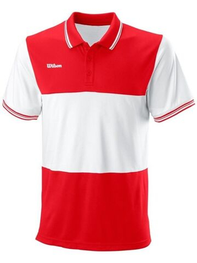 Мужское теннисное поло Wilson Team II Polo Men - team red