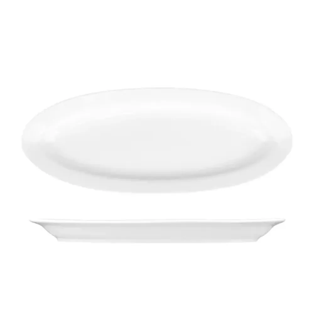 Блюдо овальное 35*13,5 см белое фарфор P.L. Proff Cuisine [3]