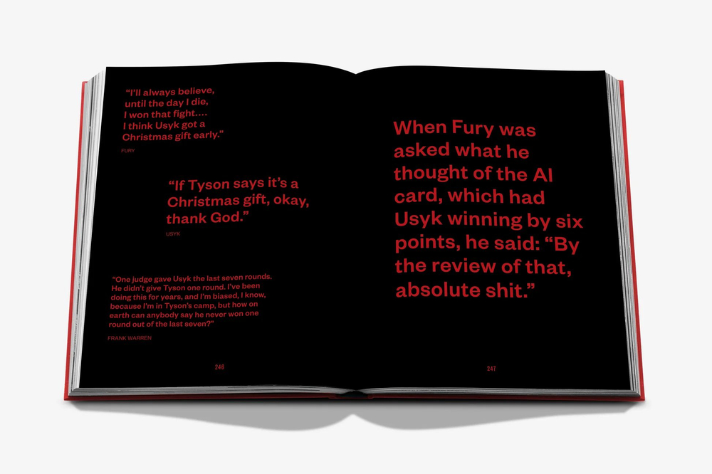 Assouline Книга UNDISPUTED: USYK VS. FURY на английском языке