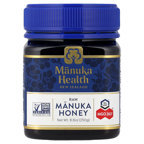 Manuka Health, необработанный мед манука, UMF 10+, MGO 263+, 250 г (8,8 унции)