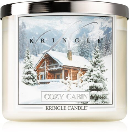 Kringle Candle Cozy Cabin - ароматическая свеча /   411  g  / GTIN 846853064550