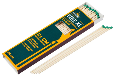 Спички длинные FIRE XL - 21 см  (1/68)