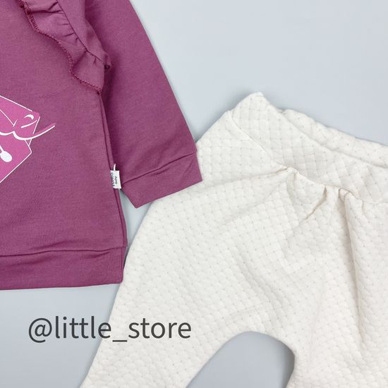 Комплект "Love Paris" вишня/молочный