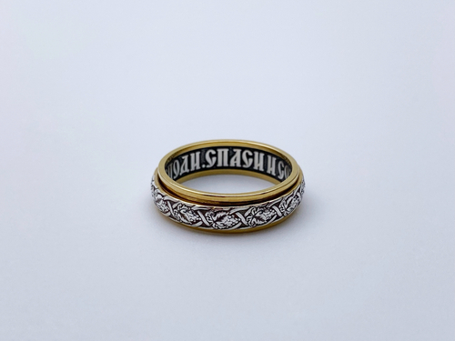 Кольцо из серебра/Позолота