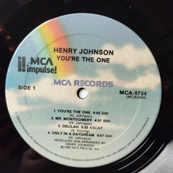Винтажная виниловая пластинка LP Henry Johnson You are The One (USA 1986)