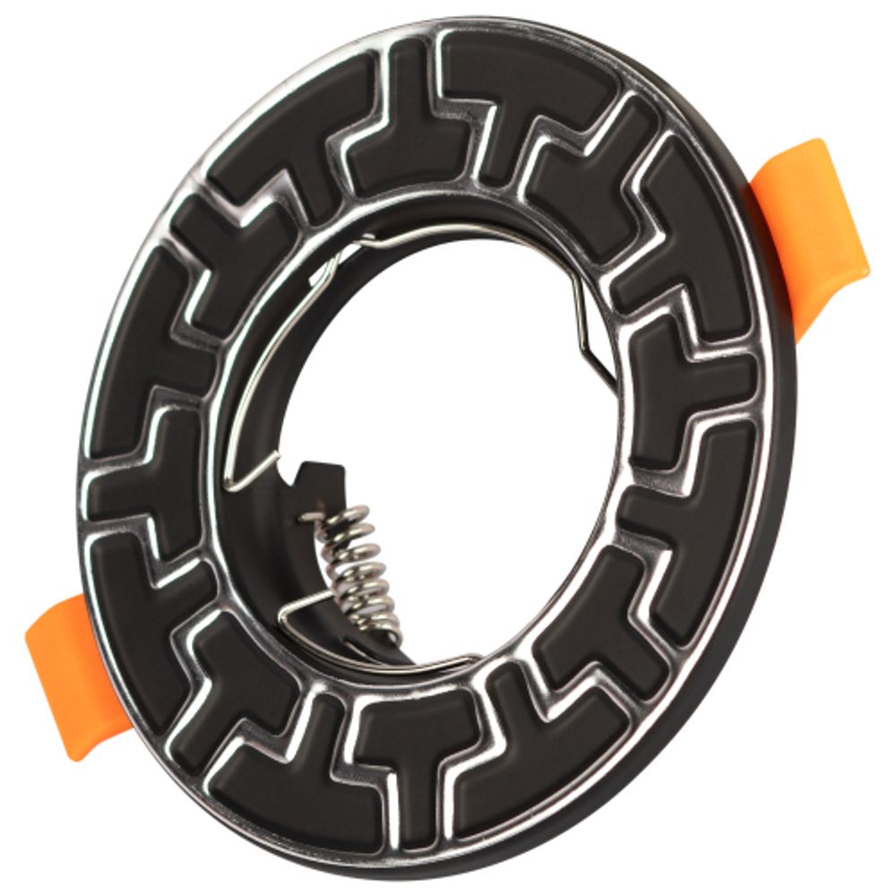 Светильник встраиваемый штампованный ЭРА ST5 CH/BK под лампу MR16 GU5.3 черный/хром