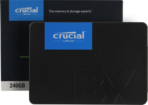 Накопитель SSD 240 Gb SATA 6Gb/s Crucial BX500 &lt;CT240BX500SSD1&gt; 2.5" 3D TLC
