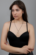 Цепь Love, оттенок серебро