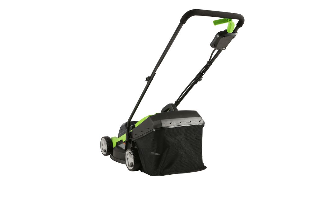 Аккумуляторная газонокосилка Greenworks G24LM32K2, 2509607, 24v, 32 см, в комплекте с АКБ 2 А·ч и ЗУ