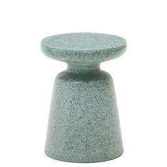 Приставной столик Mesquida из зеленого терраццо Ø 39