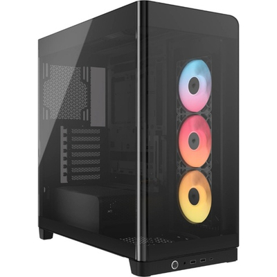 Корпус Corsair Frame 4500X RS-R ARGB, Midi-Tower, E-ATX, ATX, mATX, mITX, Black, без БП