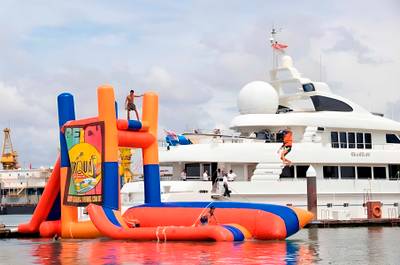 Вышка для катапульты, блоба «Экстремальный старт» 2,5×2.5×5 м