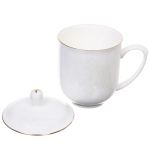 Кружка фарфоровая 400мл «MAGIC» с крышкой