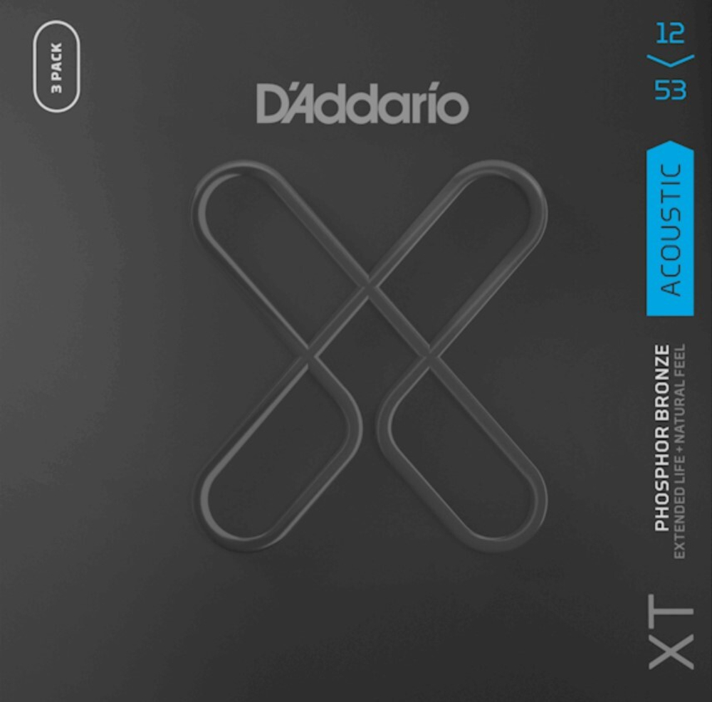 Струны для акустических гитар D'Addario XTAPB1253-3P