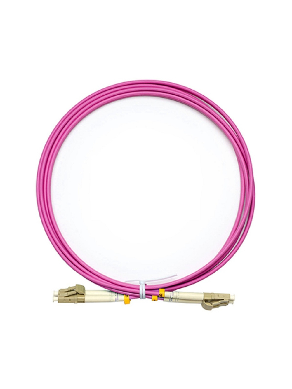 Cabeus FOP-50-OM4-LC-LC-2m Шнур оптический duplex LC-LC 50/125 mm OM4 2м LSZH