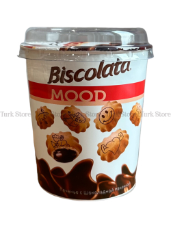 Печенье Biscolata Mood с шоколадным кремом 115 гр