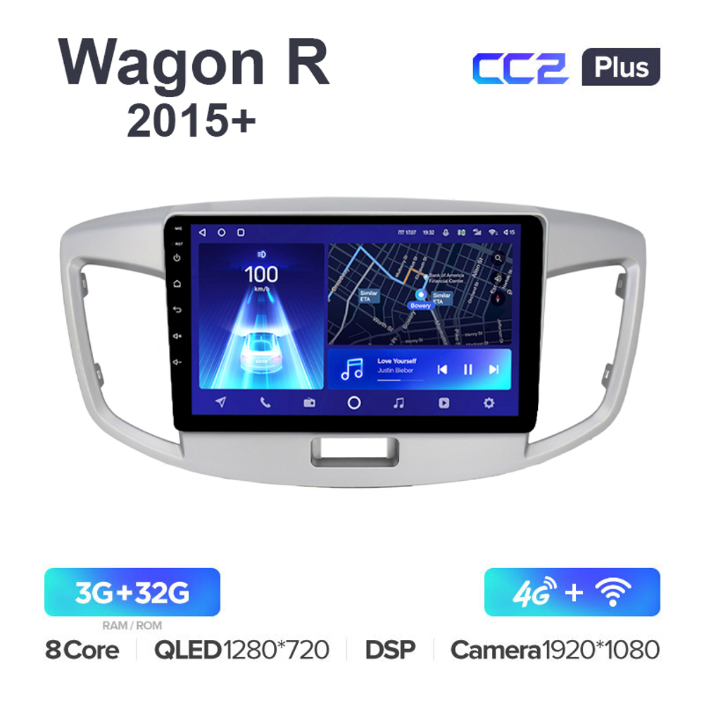 Teyes CC2 Plus 9"для Suzuki Wagon R 2015+