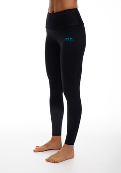 ТАЙТСЫ С ПОЯСОМ ЖЕНСКИЕ SFA FULL TIGHT | BLACK SKYBLUE