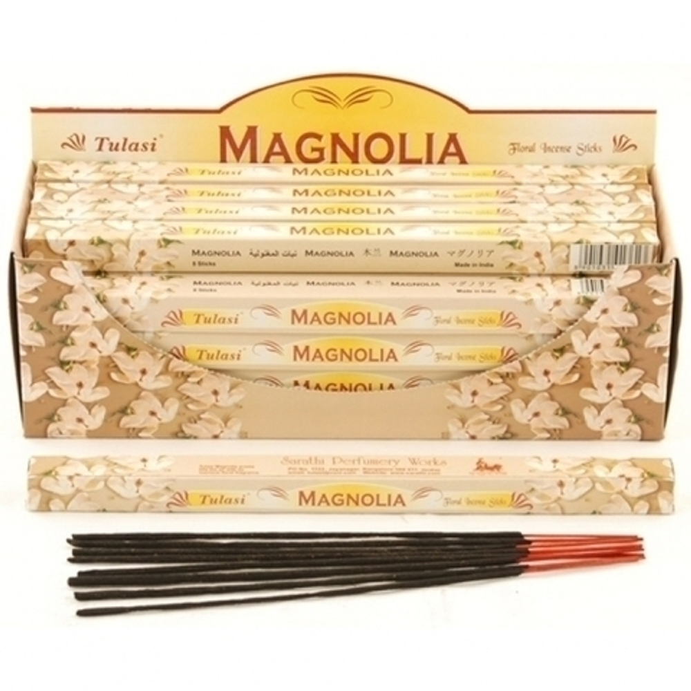 Tulasi Magnolia четырехгранник Благовоние Магнолия