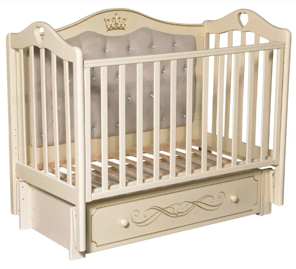 Кровать Кедр Karolina 10 (ящик,маятник)