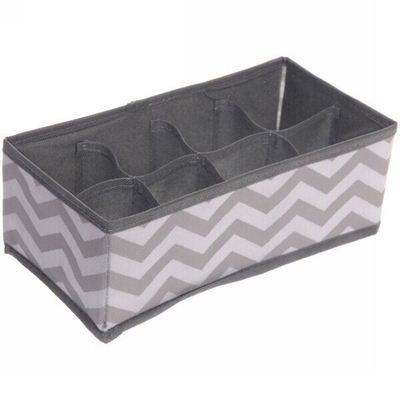 Кофр - органайзер для хранения вещей «РОНА», цвет пыльно - серый, 8 отделений, 29*14*10см