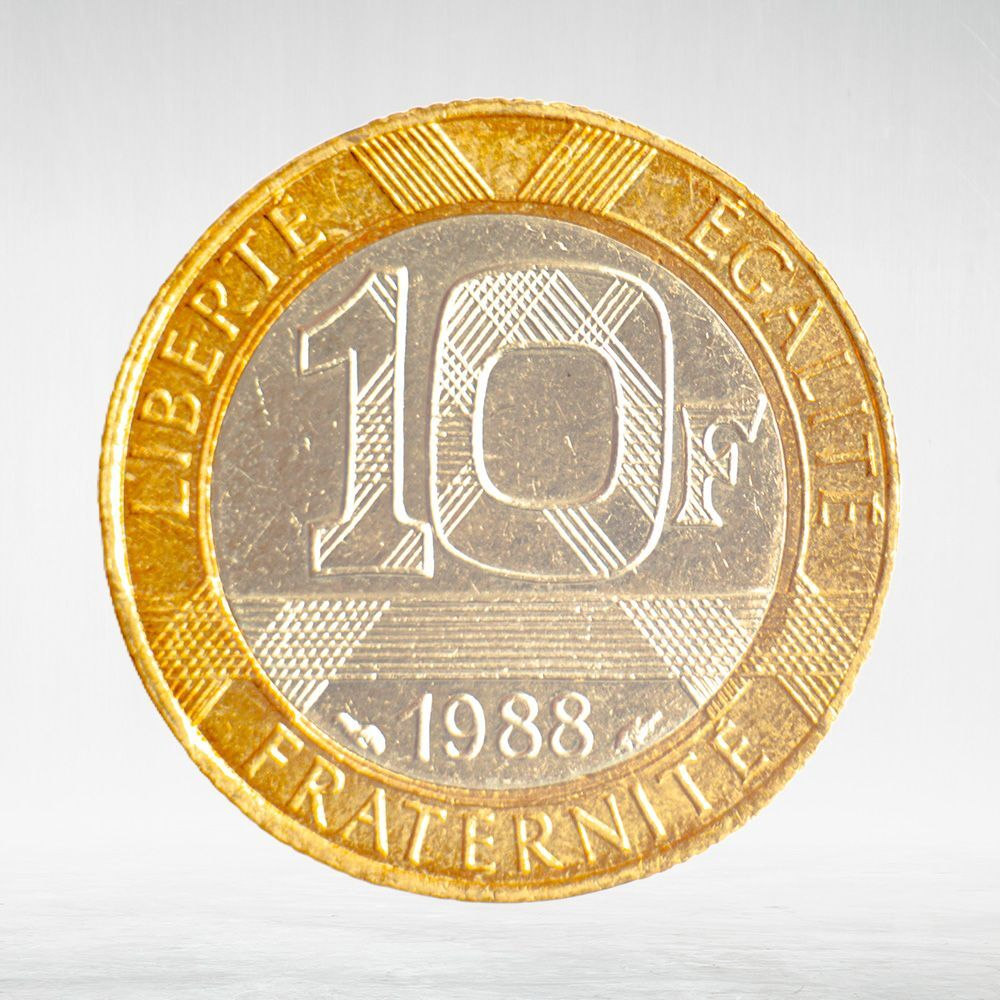 France, 10 Francs 1988 - Génie de la Bastille, VF